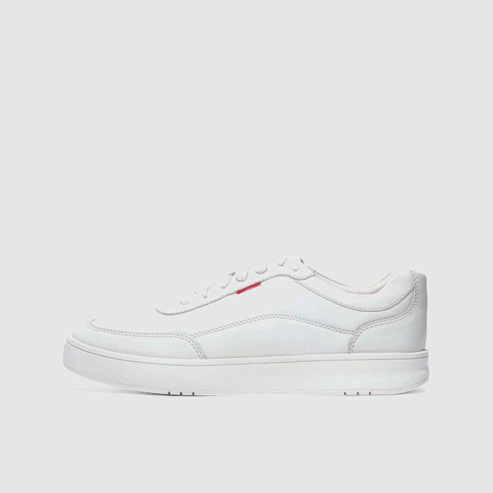 Fit Flops Rally X Leather Sneaker White Mens l-DR6-024 FP74 Sneakers | familyshoecentre