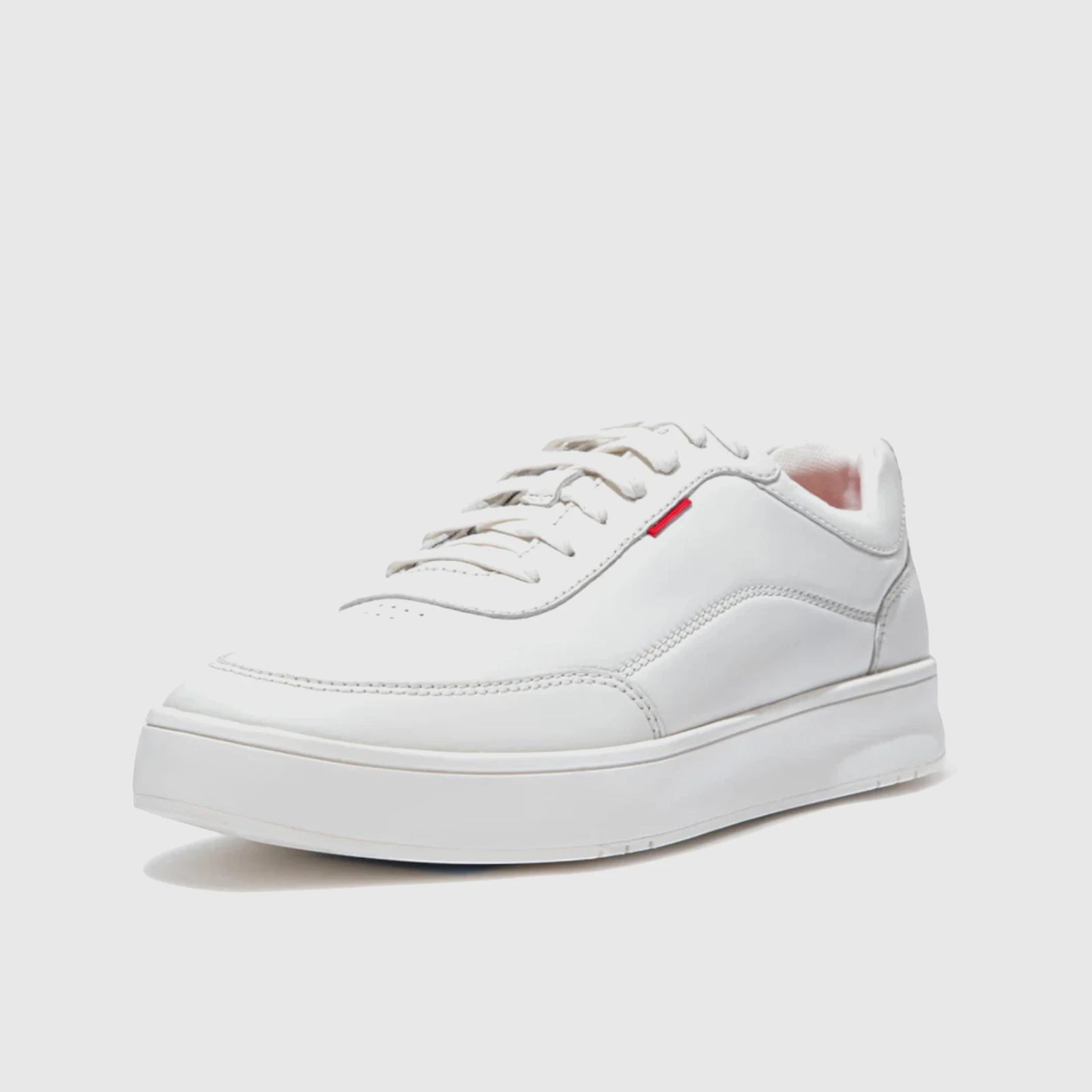 Fit Flops Rally X Leather Sneaker White Mens l-DR6-024 FP74 Sneakers | familyshoecentre