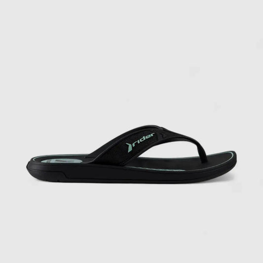 Rider Start Thong Black Green 12064 Sandals | familyshoecentre