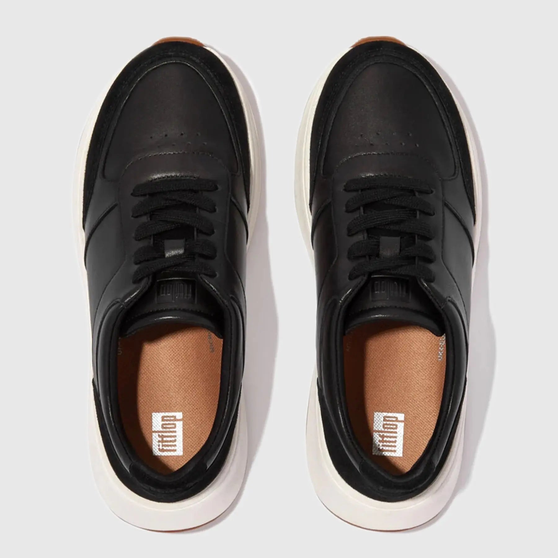 F-Mode L/S Black Comfort Sneakers FR1-001 Sneakers | familyshoecentre