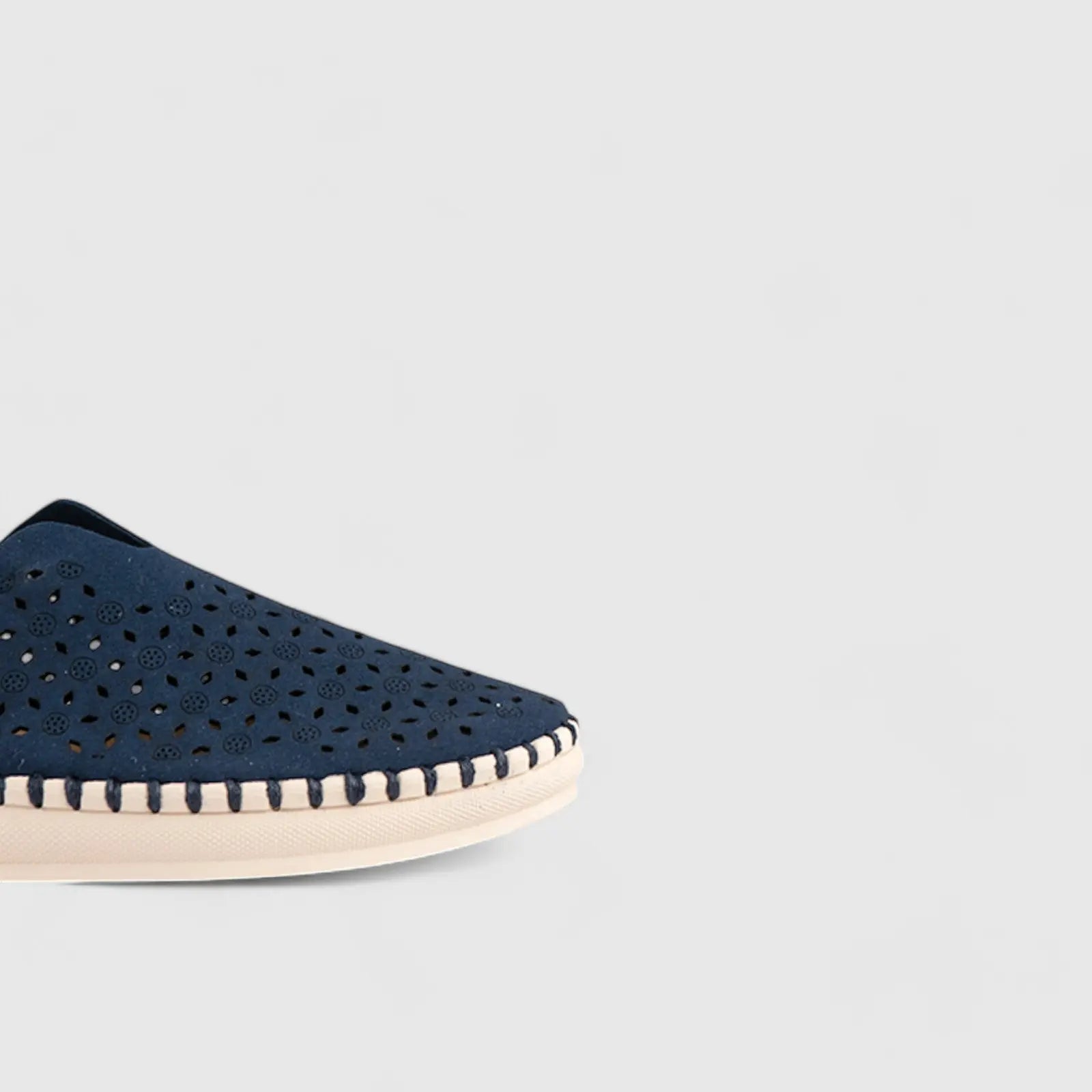 Sienna Comfort Slip On Casuals Navy 01367 Pumps | familyshoecentre