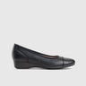 Soft Style Comfort Wedge Rishelle Black Sandals | familyshoecentre