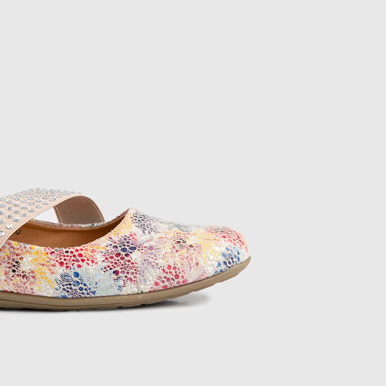 Soft Style Dominga Pump 01455 Beige Multi Pumps | familyshoecentre