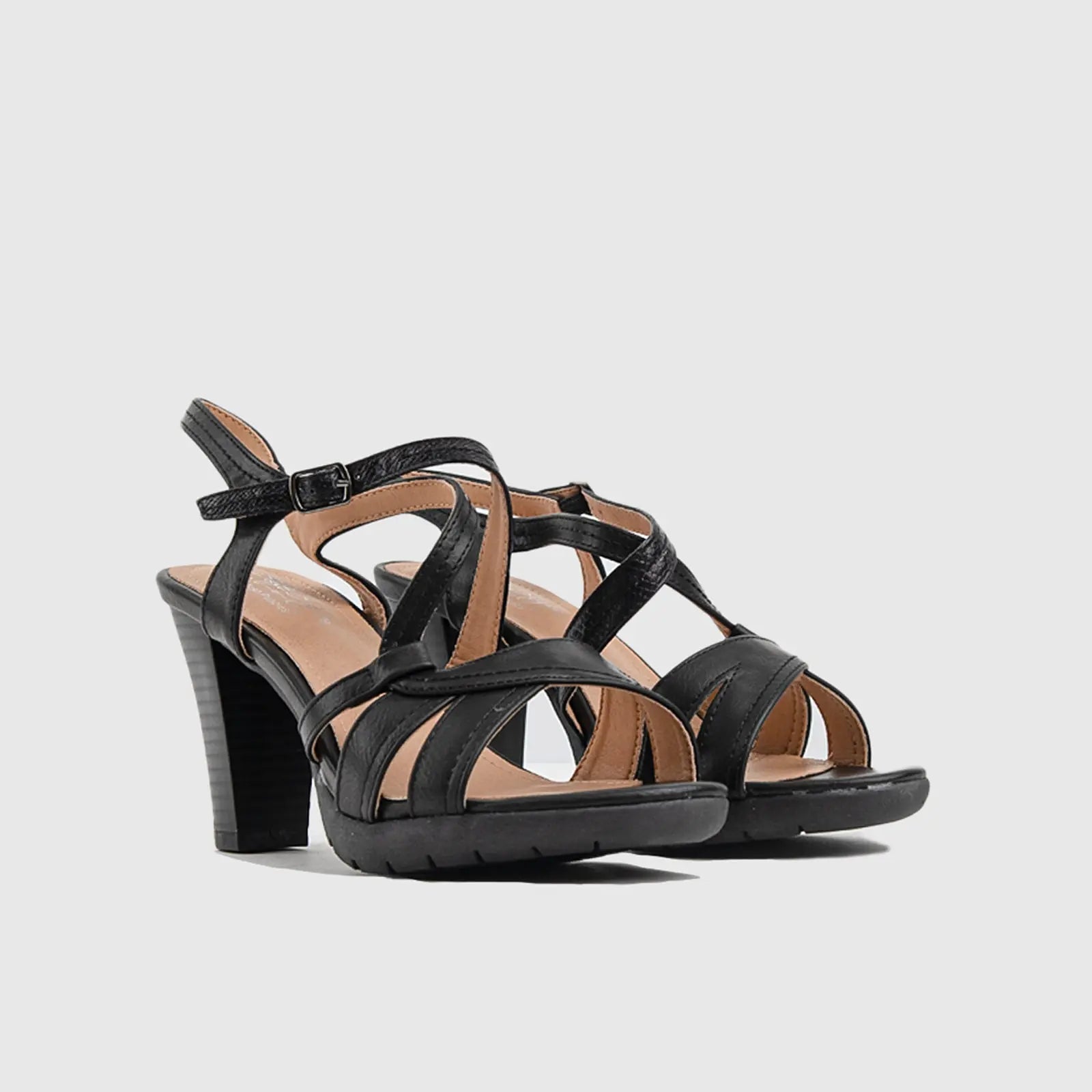 Soft Style Evette Comfort Heel Sandal - 01197 Sandals | familyshoecentre