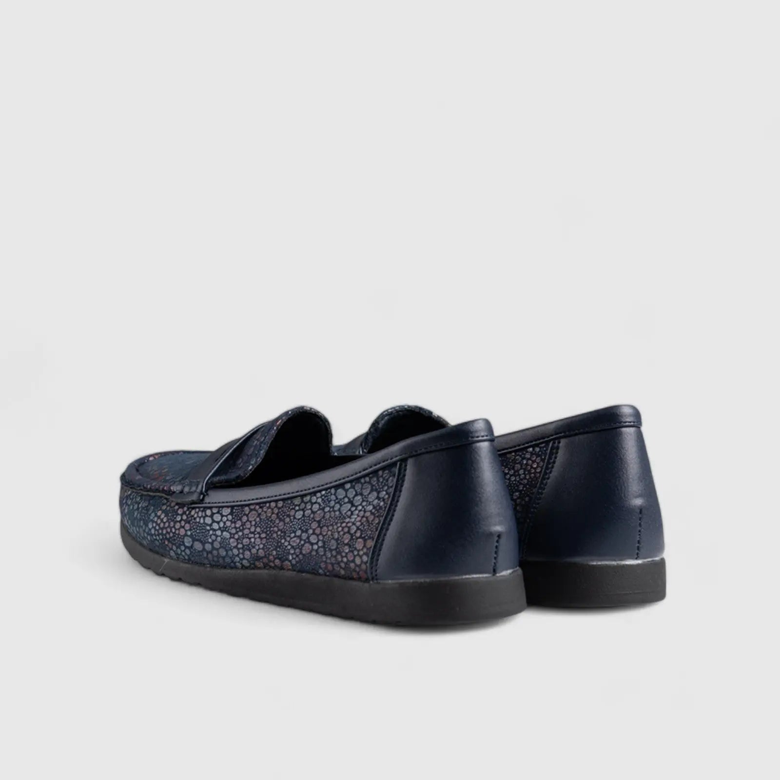 Soft Style Halden Comfort Moc Pump Navy 01459 Pumps | familyshoecentre