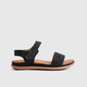 Soft Style Irish Sandal 01476 Black Sandals | familyshoecentre