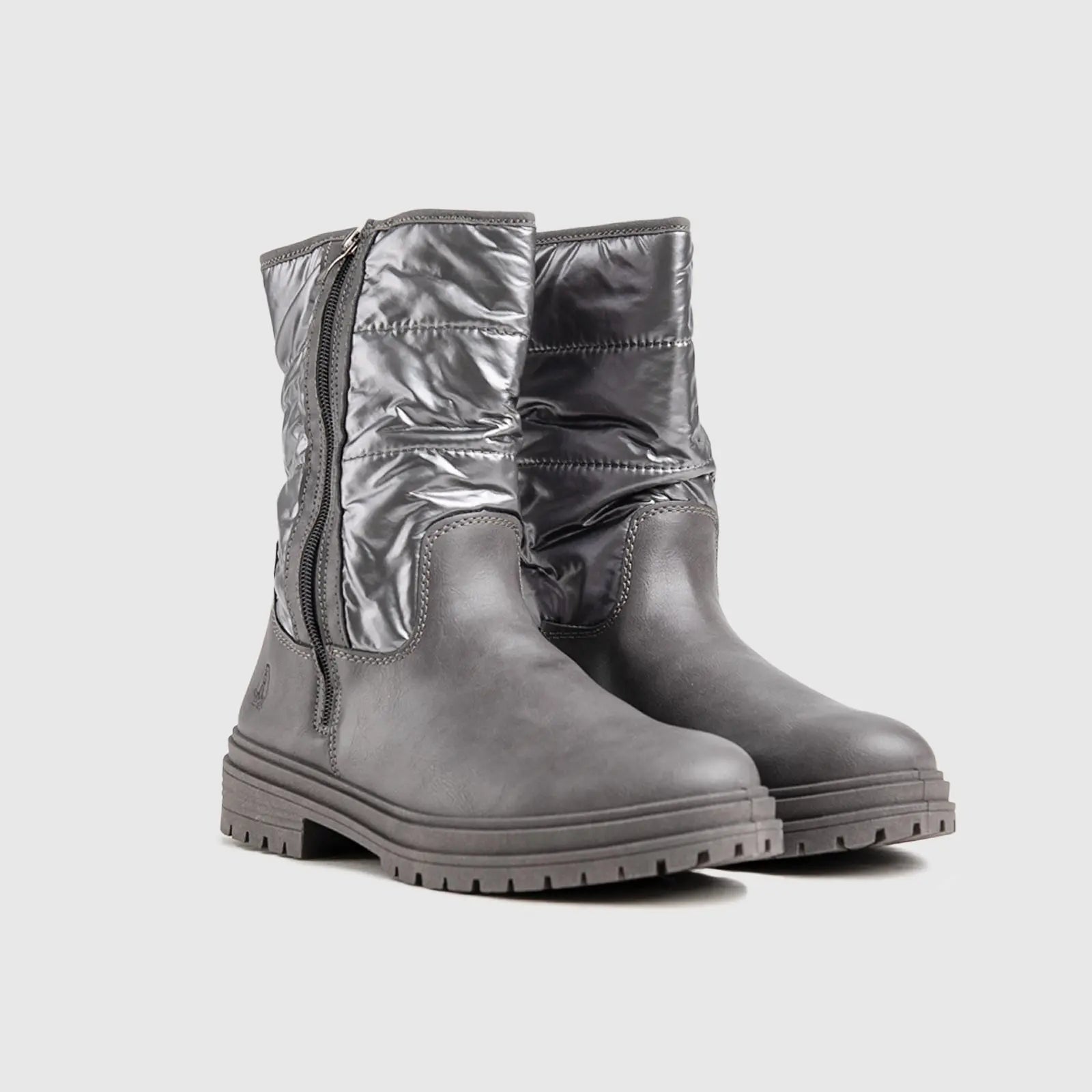 Soft Style Rochelle Boot Pewter 01439 Boots | familyshoecentre