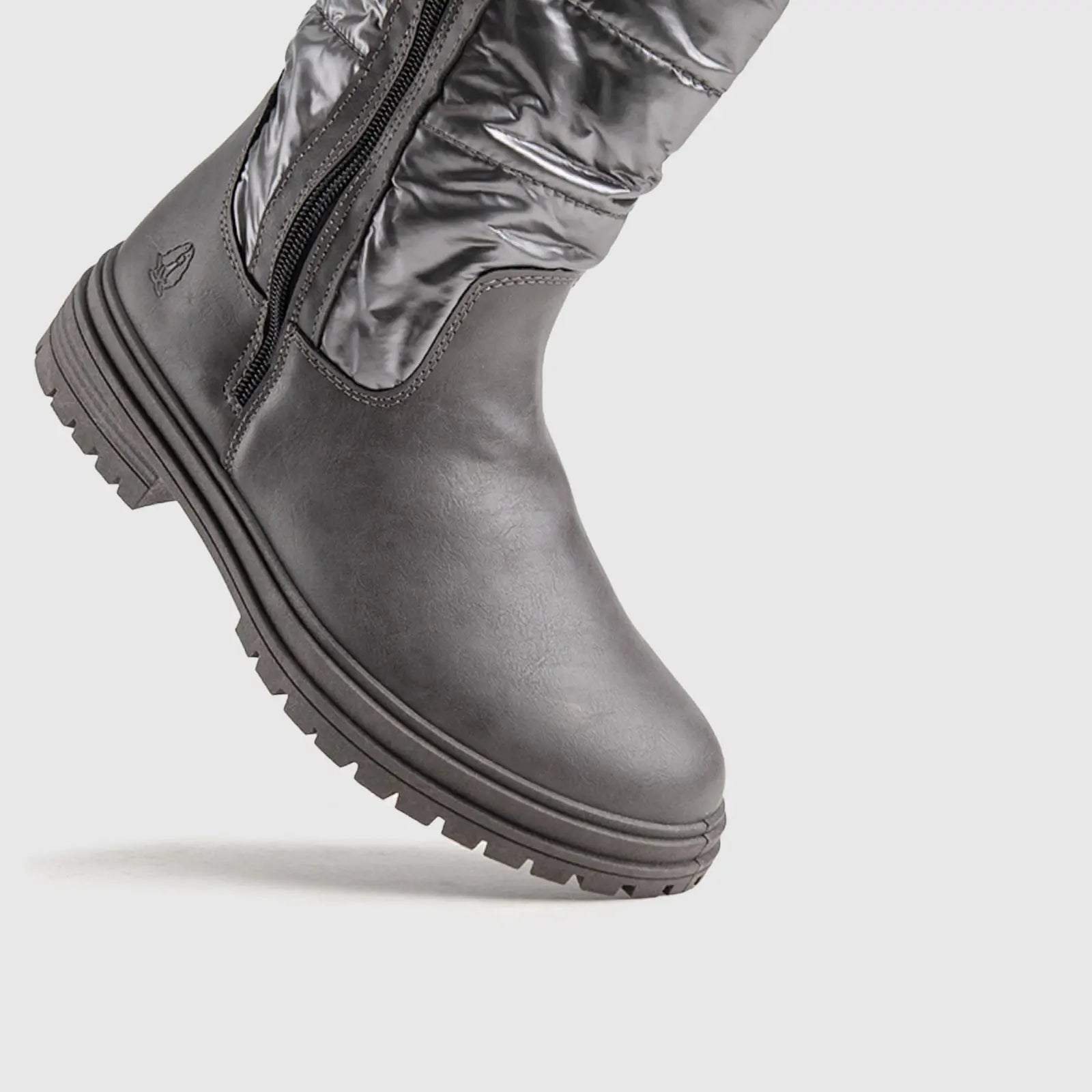 Soft Style Rochelle Boot Pewter 01439 Boots | familyshoecentre