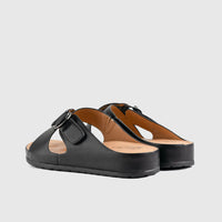 Soft Style Tanika Push In Sandal Black 01478 Sandals | familyshoecentre