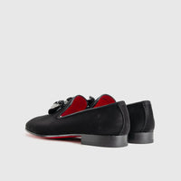Statement Dress Loafers KZ-12 Black Loafers | familyshoecentre