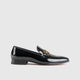 Statement Dress Loafers KZ-12 Black Patent Loafers | familyshoecentre