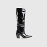 Statement Long Boots Black Car040 Boots | familyshoecentre