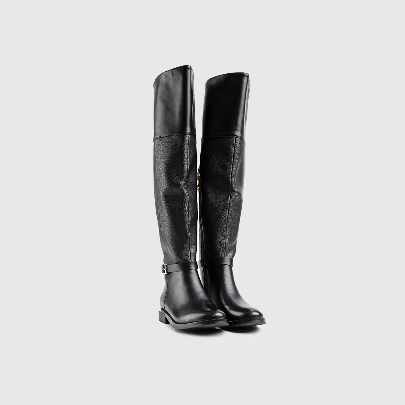 Statement Rider Boot Black Car036 Boots | familyshoecentre