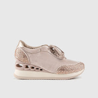 Statement Sneakers Beige SCR02 Sneakers | familyshoecentre