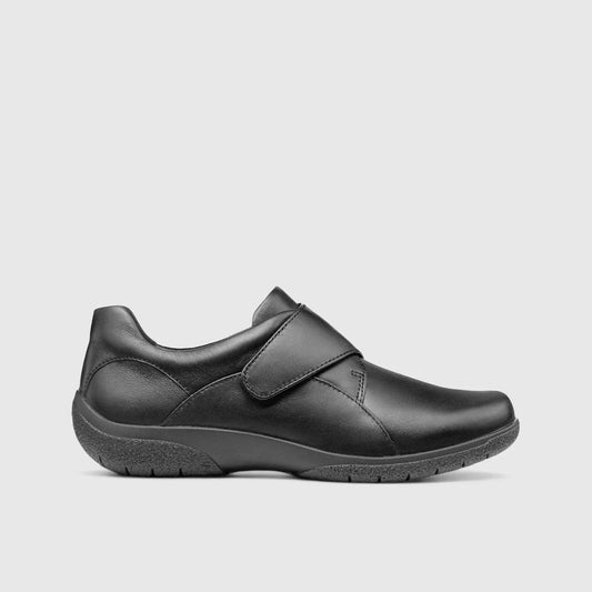 Sugar Wide Fit Comfort Shoe Black Pumps | familyshoecentre