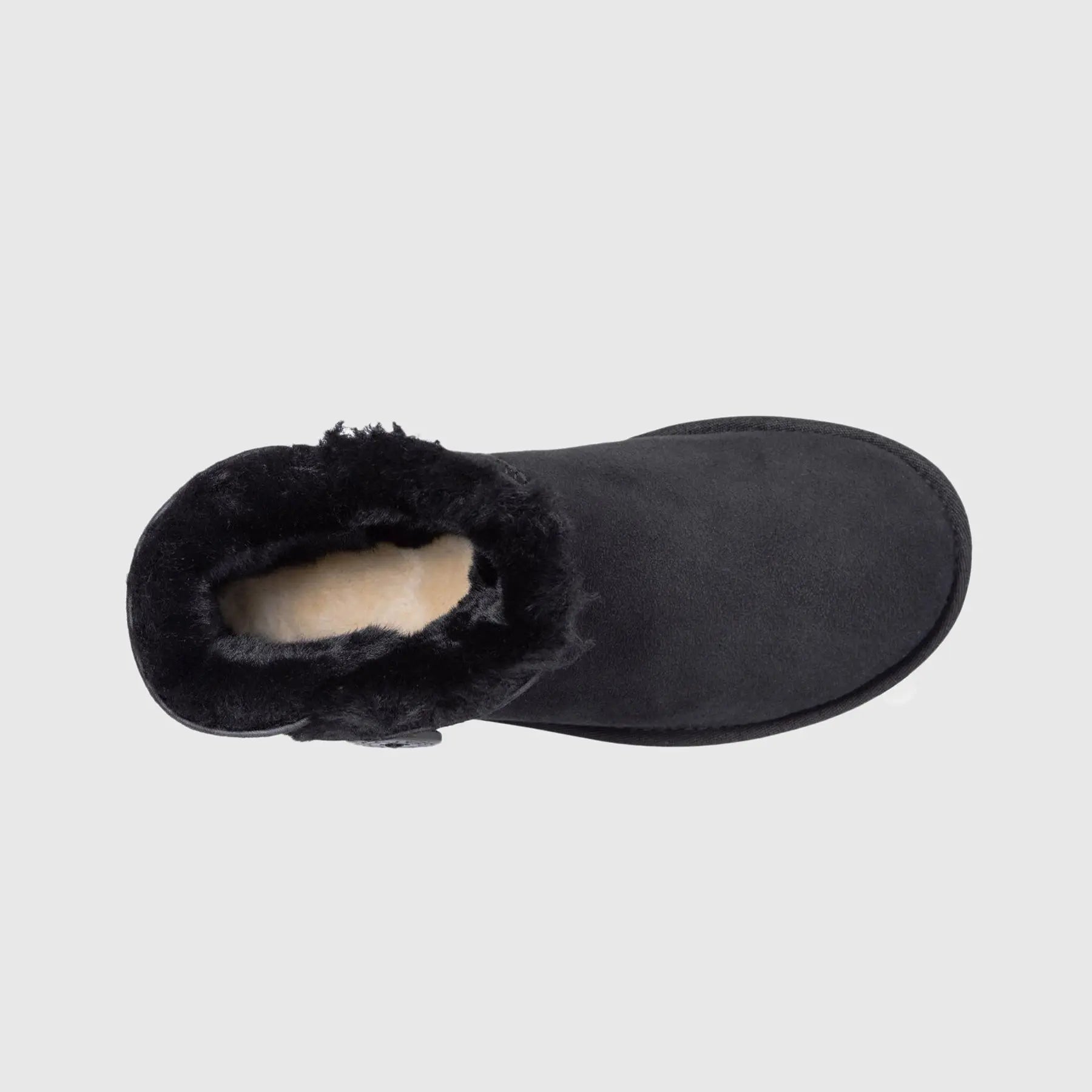 Ugg Mini Bailey Button 2 Black 1016422 Boots | familyshoecentre