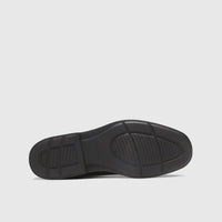 Rockport Charles Road Plain Toe Lace Up Comfort Shoe Black Oxfords | familyshoecentre