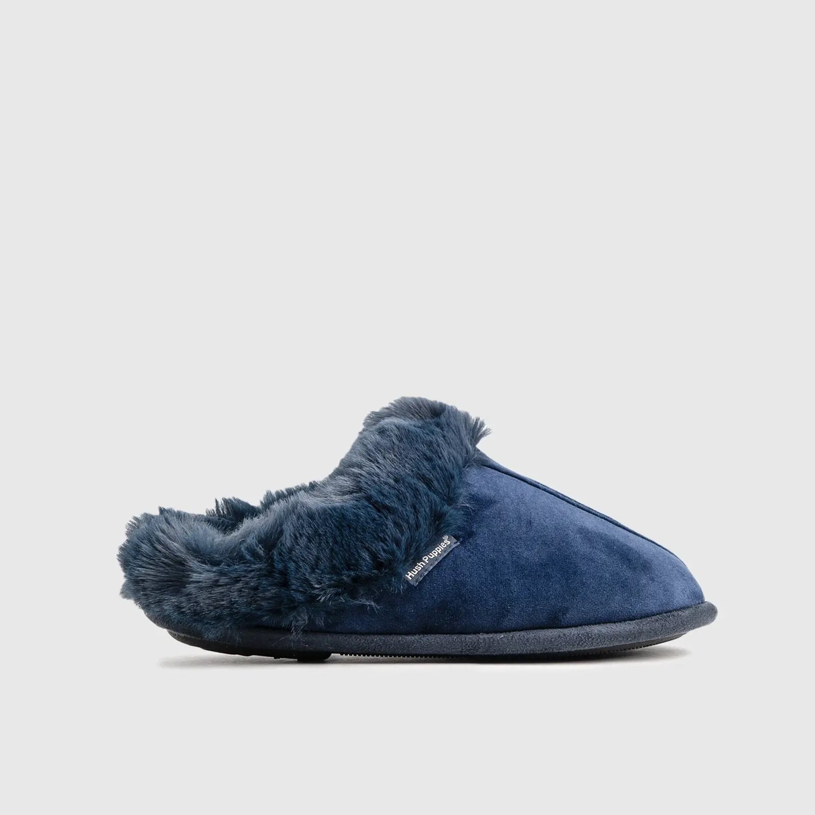 Virginia Slippers Navy 01209 Slides | familyshoecentre