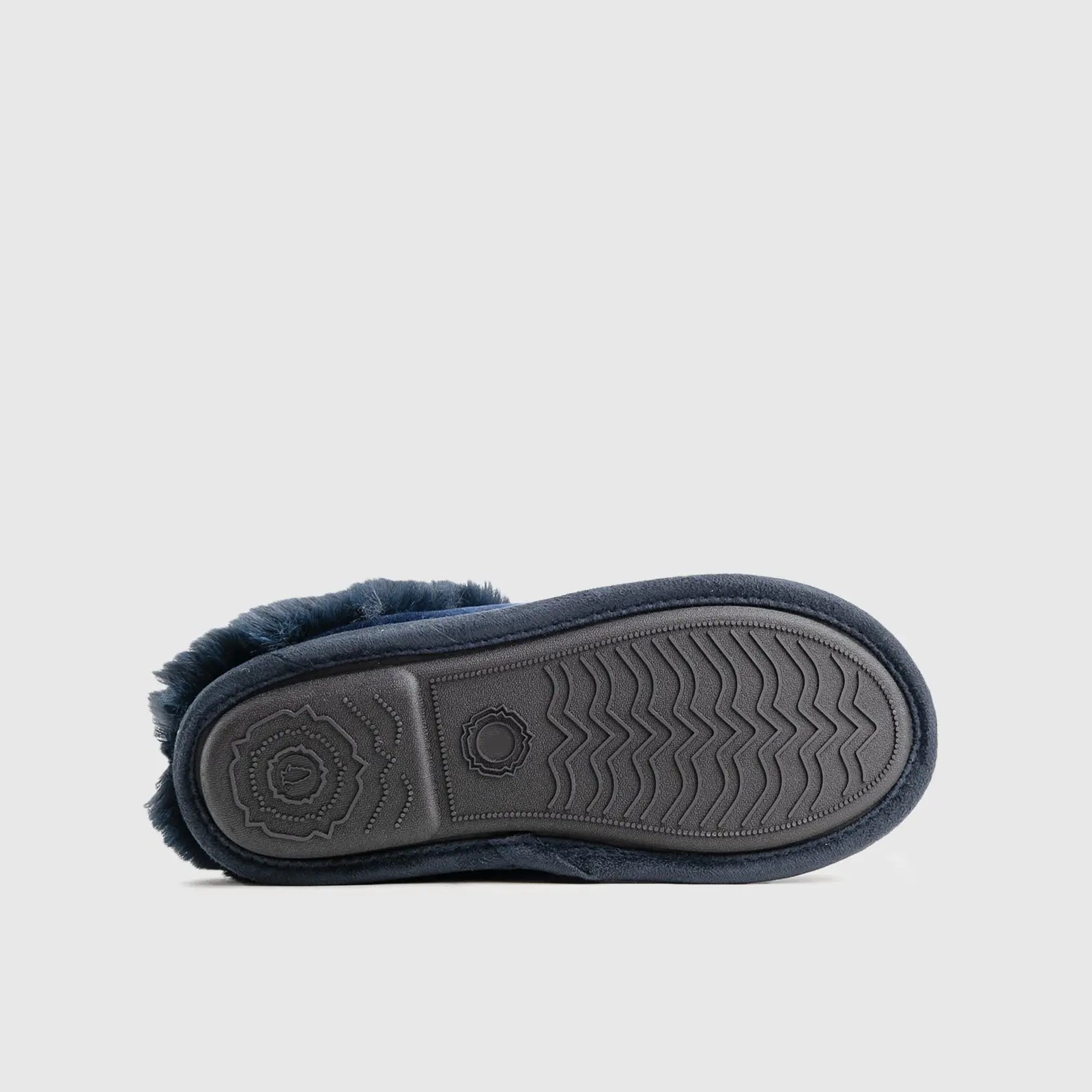 Virginia Slippers Navy 01209 Slides | familyshoecentre