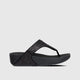 Lulu Glitter Black Comfort Sandals - X03-339 Sandals | familyshoecentre