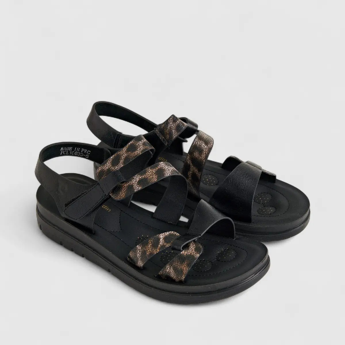 PC Ladies Comfort Sandal PCL10833 Black PC321