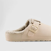 Soft Style By Hush Puppies Desi Fur Slippers Natural 01280