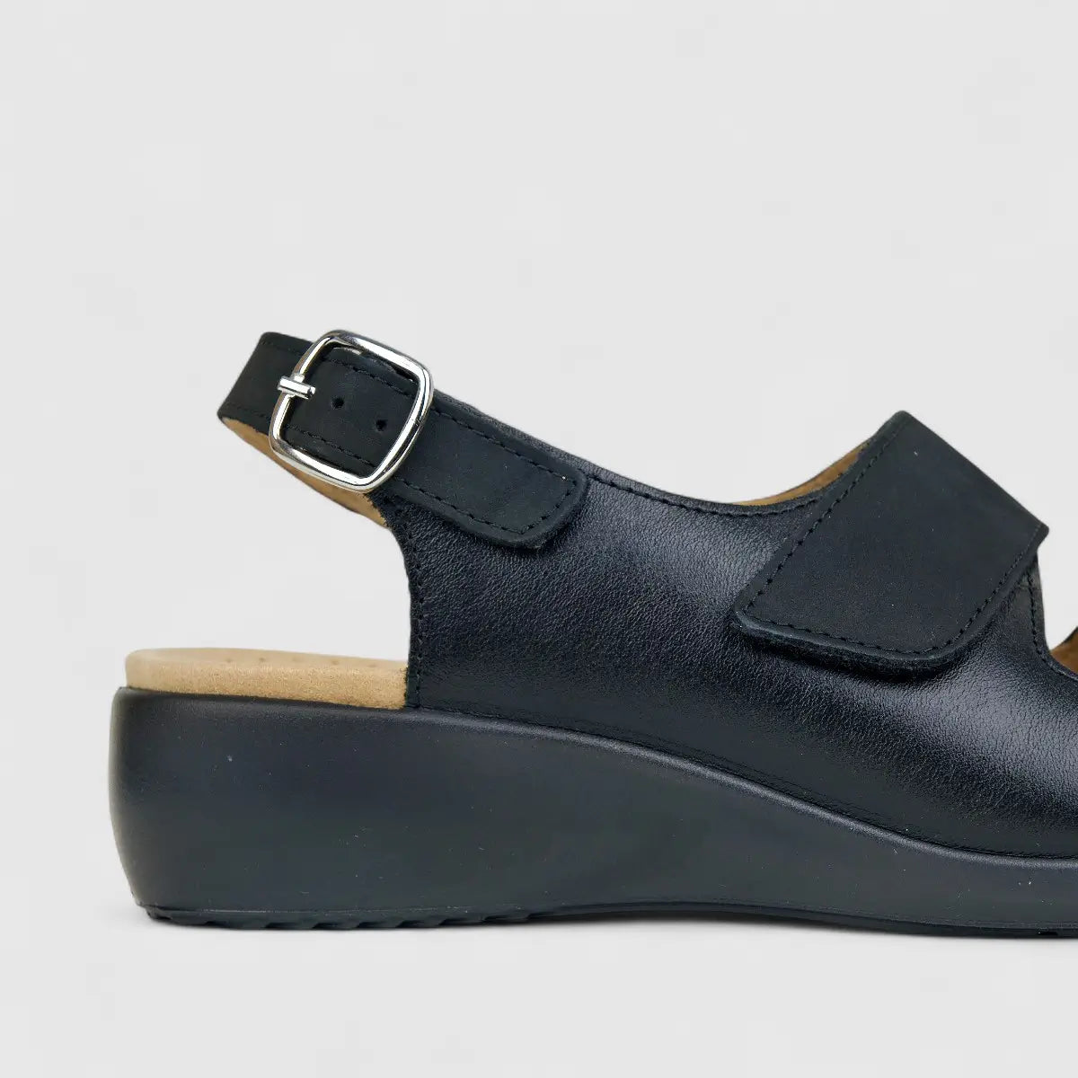 Hotter Ladies Comfort Sandal Easy 2 Black HT72