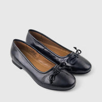 Hush Puppies Naomi Leather Pump Black 01406 HL251 Pumps | familyshoecentre