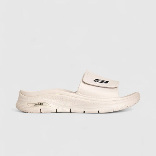 Skechers Men's Comfort Slide Arch Fit Foamies 243159 White SM117
