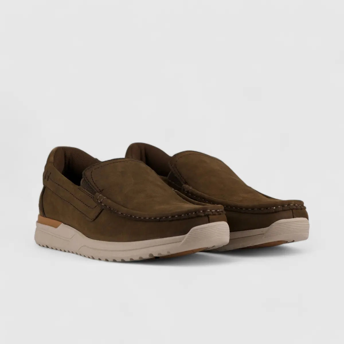 Hp Harrison Slip On Casuals Brown 00860 HP40 Sneakers | familyshoecentre