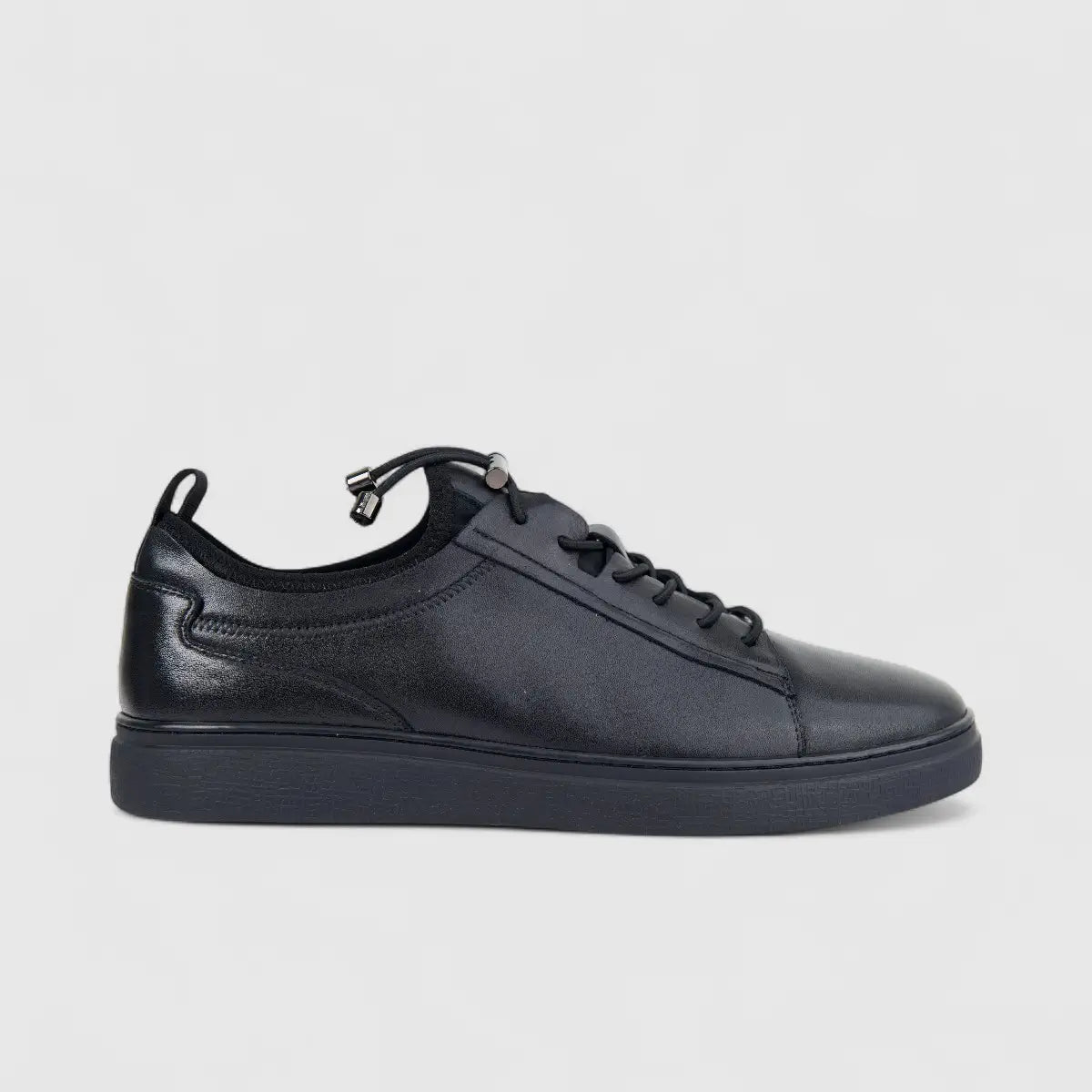 Formales Men's Leather Sneaker FY266004 Black FD14