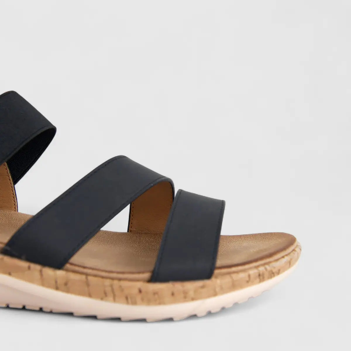 Bulbul Ladies Comfort Sandal Black HAR072