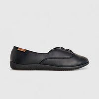 PC Ladies Casual Lace Up Shoe PCL10843 Black PC325