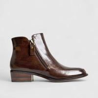 Bulbul Leather Ankle Boot Coffee HA2504 Boots | familyshoecentre