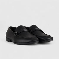 Formales Leather Loafers Black 678A-53 Loafers | familyshoecentre