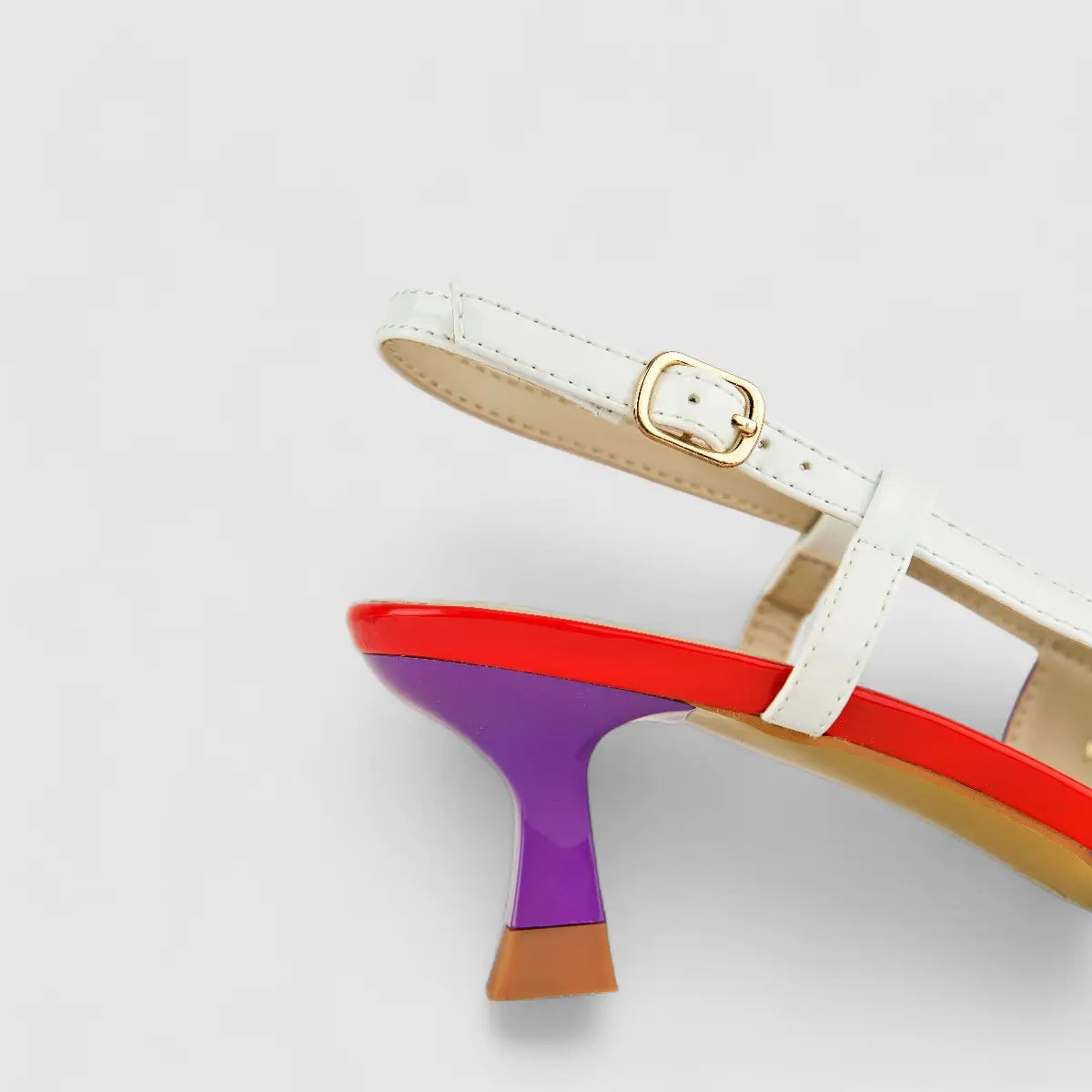 Bulbul Ladies Casual Sling Back HAR032 Purple Multi