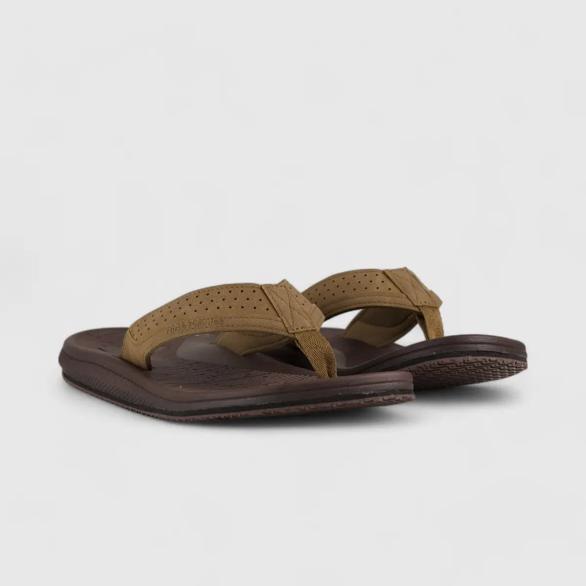 Strut Flip Flop Tan 00879 Sandals | familyshoecentre