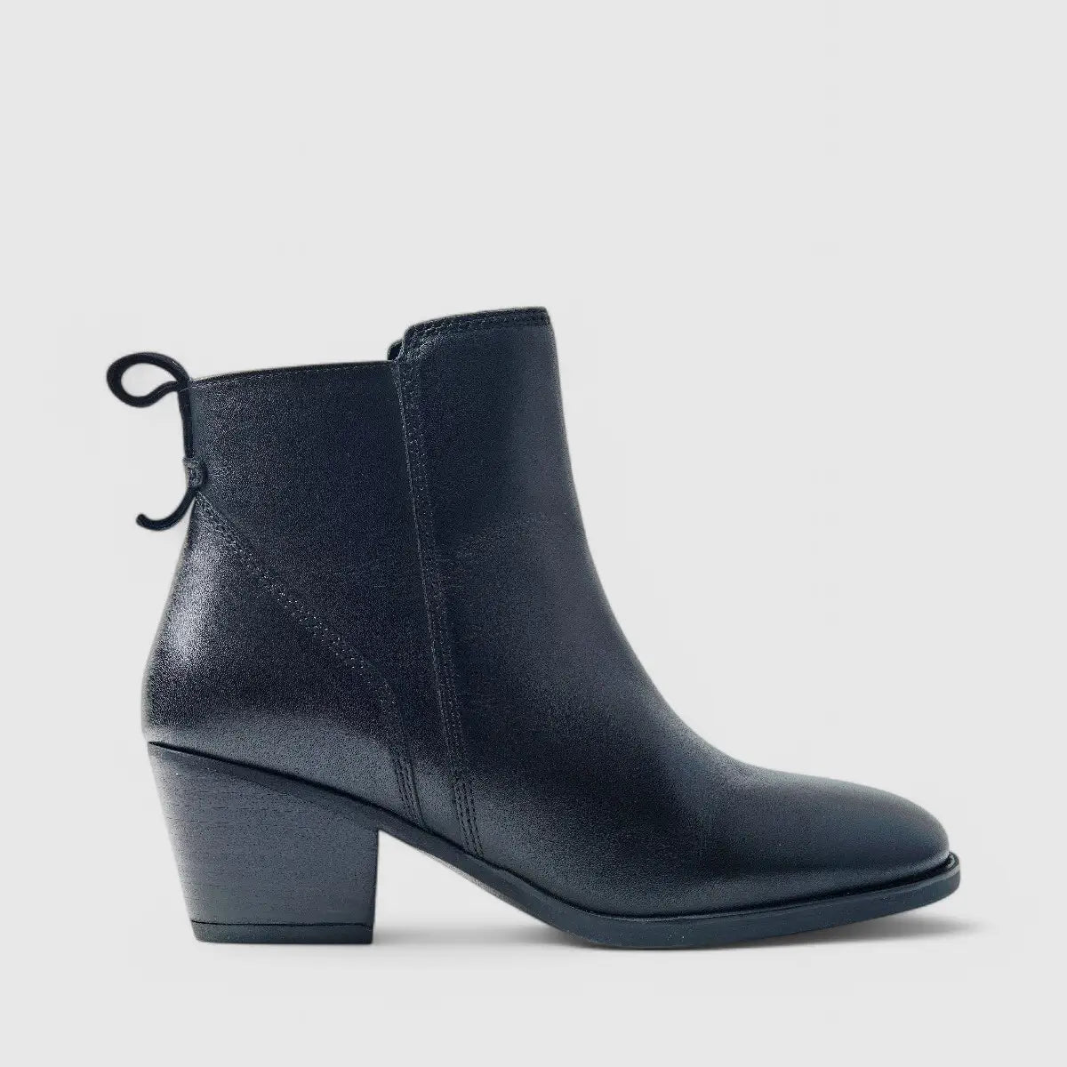 Hotter Delight Comfort Boot Black Boots | familyshoecentre