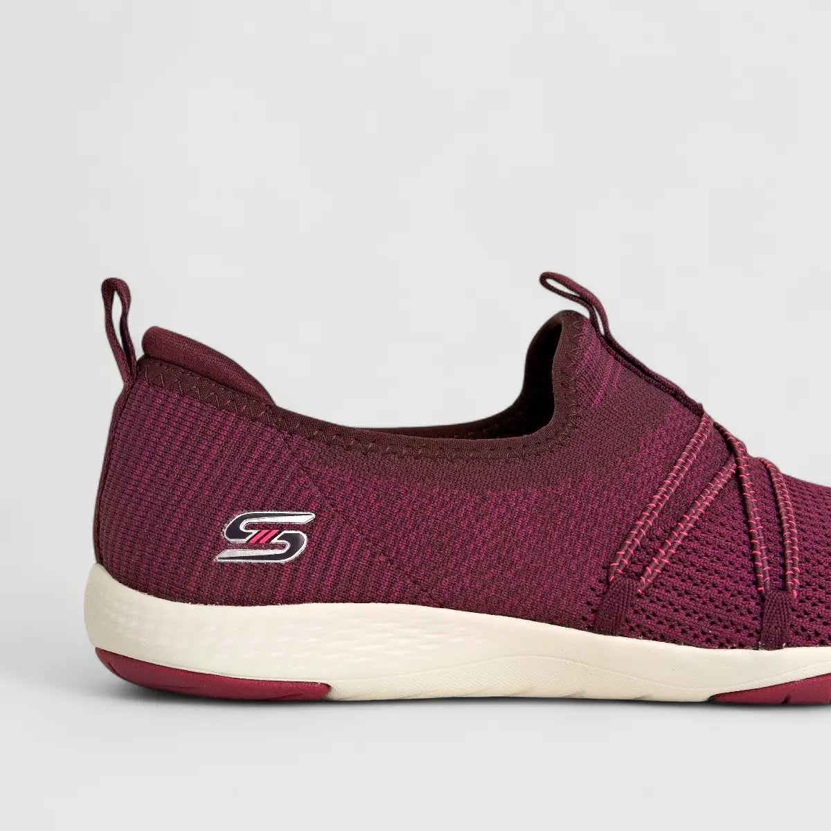 Skechers Ladies Comfort Slip On Lolow 104128 Purple SW83