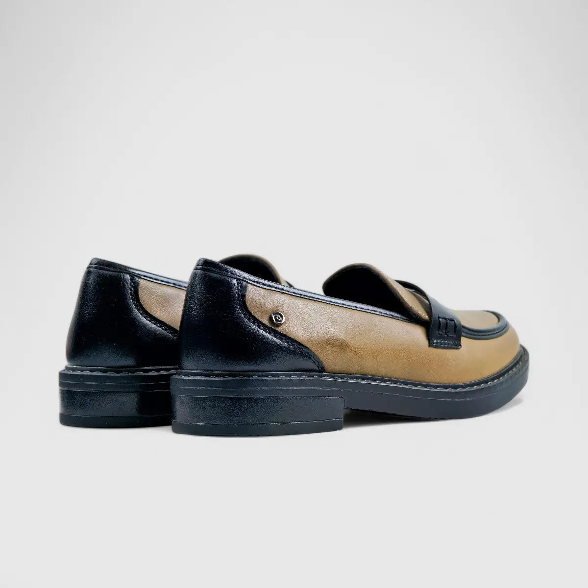 PC Ladies Loafer Olive/Black 10723 Loafers | familyshoecentre