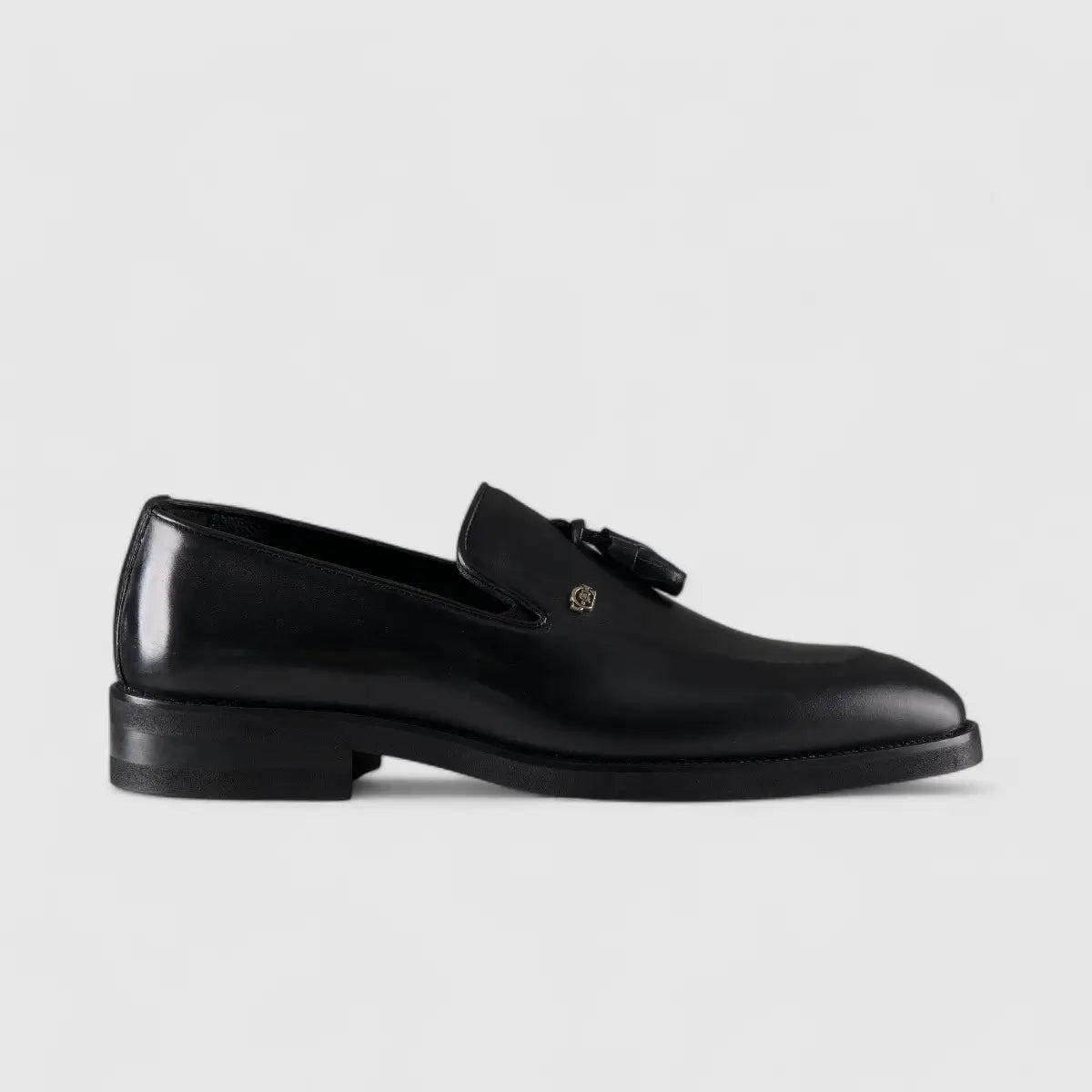 Crockett and Jones Giuseppe Black Loafers | familyshoecentre