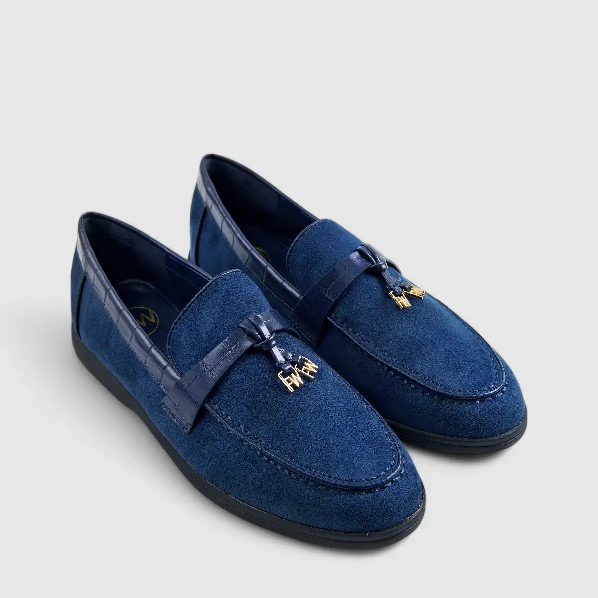 Footwork Casual Loafers Navy 01676 Loafers | familyshoecentre