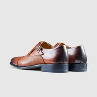 Fabino Dress Single Monk Strap Tan M3220049 Slip-ons | familyshoecentre