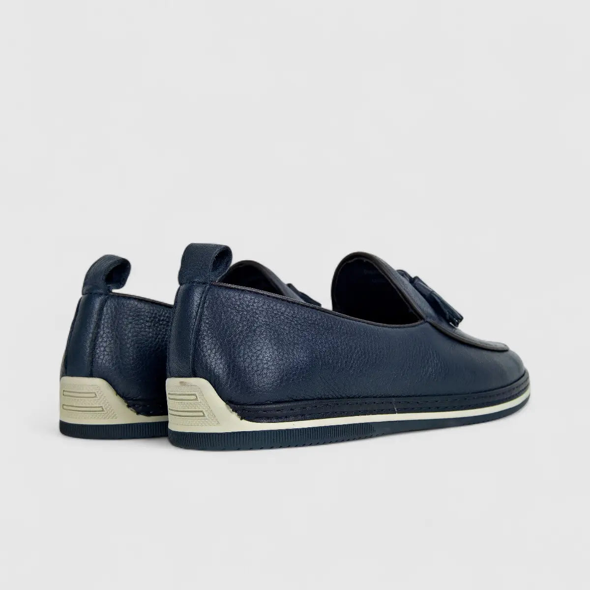 Formales Men's Leather Loafer FM2025-811 Navy FK15