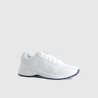 Ace Kids Lace Up Trainer White school shoes | familyshoecentre