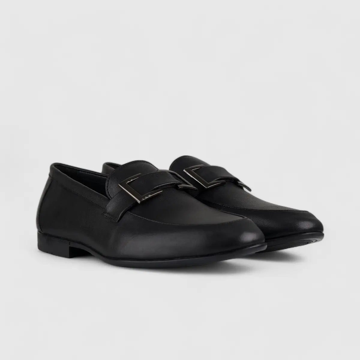 Formales Leather Loafers Black 678A-13-A16 Loafers | familyshoecentre