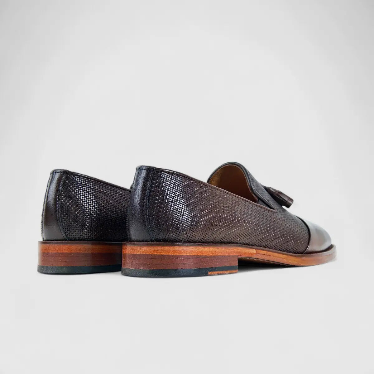 Bulletti Dress Slip On Tassel Loafers Brown 2-704 BC22 Oxfords | familyshoecentre