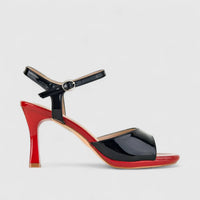 Bulbul Ladies Casual Heel HAR037 Black/Red