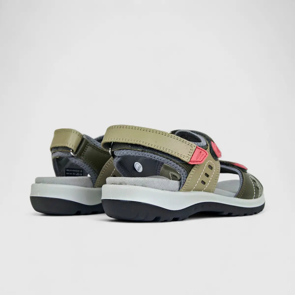 Hotter Ladies Comfort Sandal Walk 2 Khaki Moss HT77