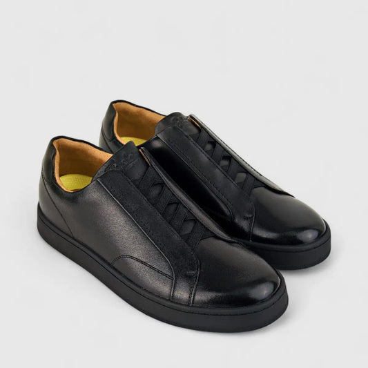 Florsheim Men's Sneaker Monopoli Elastic 14457A/001 Black FT33